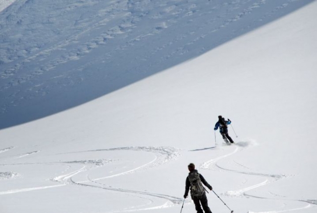 Skier hors piste